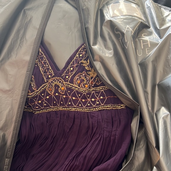 Abs by Allen Schwartz beaded silk dress - Picture 8 of 11